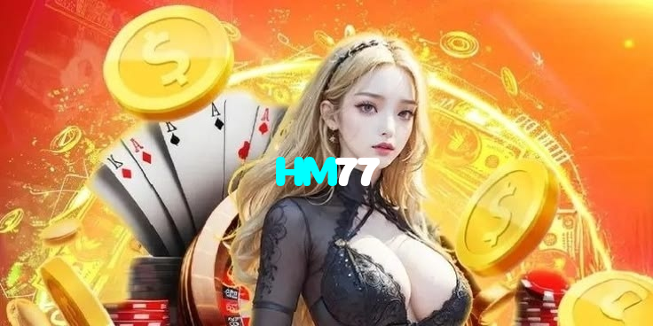 HM77 casino presented on mobile device in Pakistan with slots and live games